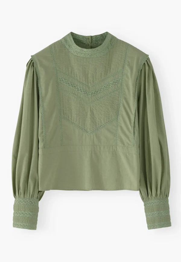 Women Wrap London Shirts & Tops*Pintuck Blouse