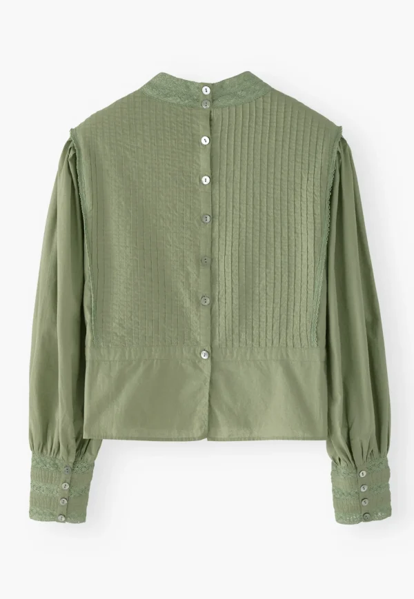 Women Wrap London Shirts & Tops*Pintuck Blouse