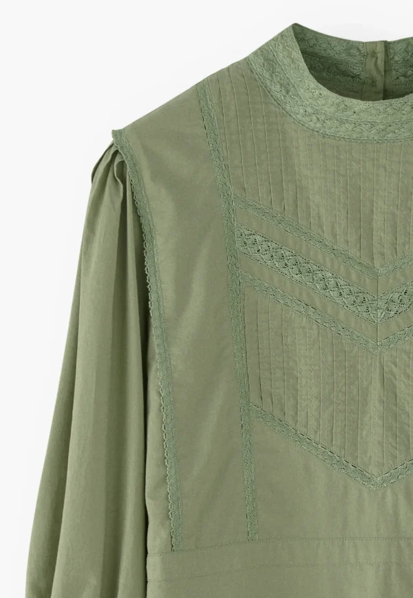 Women Wrap London Shirts & Tops*Pintuck Blouse