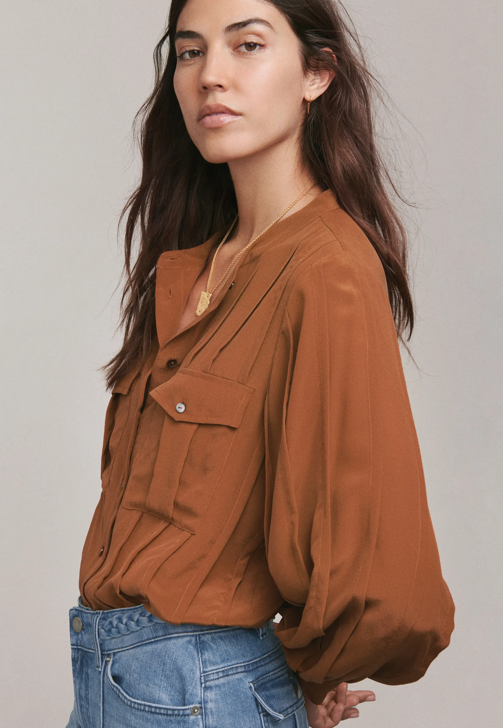 pintuck_detail_shirt_0.webp Women Wrap London Shirts & Tops*Pintuck Detail Shirt
