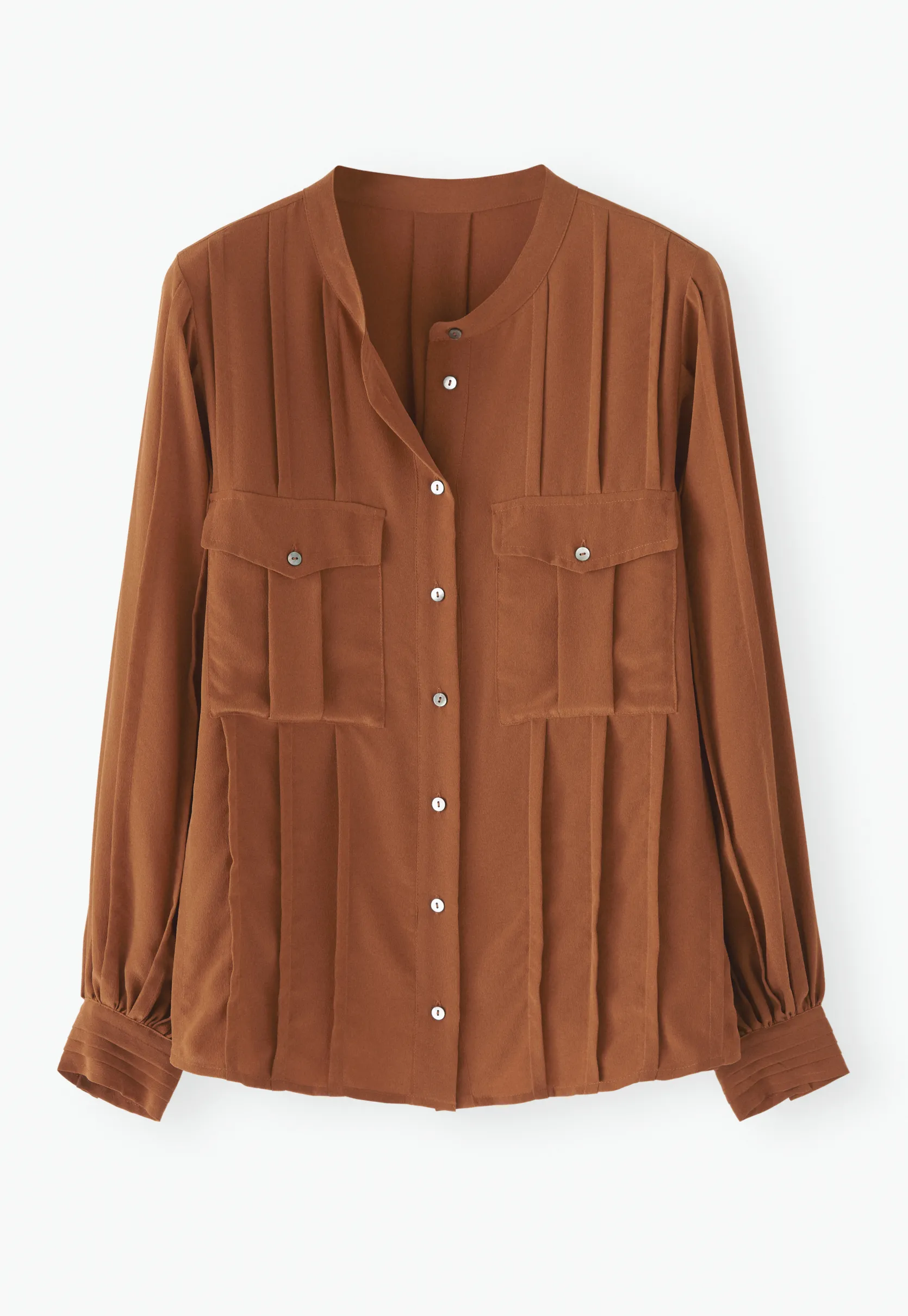 pintuck_detail_shirt_2.webp Women Wrap London Shirts & Tops*Pintuck Detail Shirt