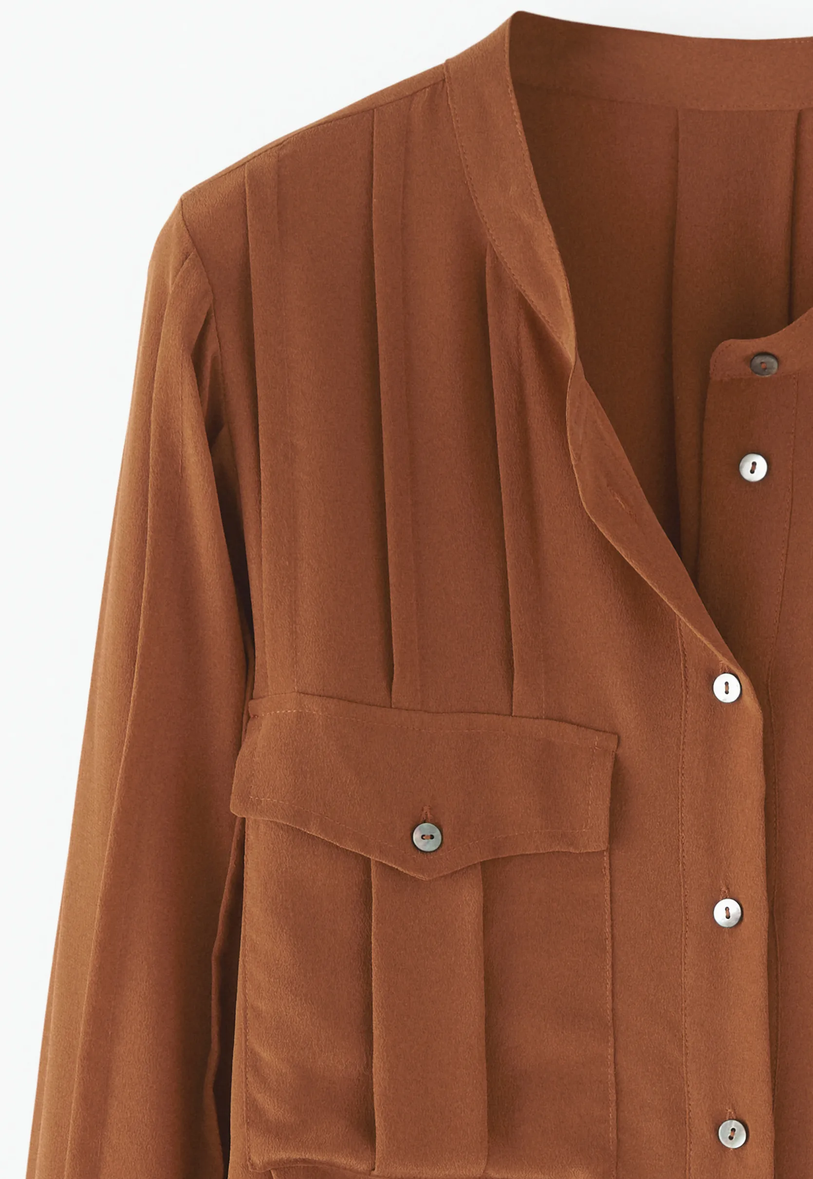 pintuck_detail_shirt_3.webp Women Wrap London Shirts & Tops*Pintuck Detail Shirt