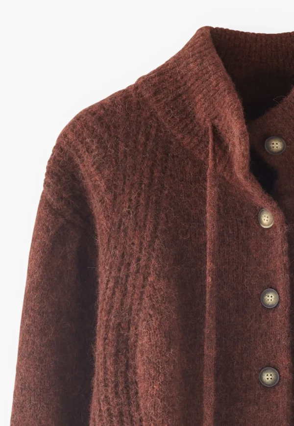 Women Wrap London Knitwear*Pompom Tassel Cardigan