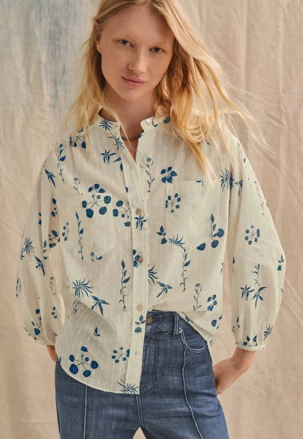 Women Wrap London Shirts & Tops*Printed Boyfriend Shirt