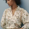 Women Wrap London Shirts & Tops*Printed High-Neck Blouse
