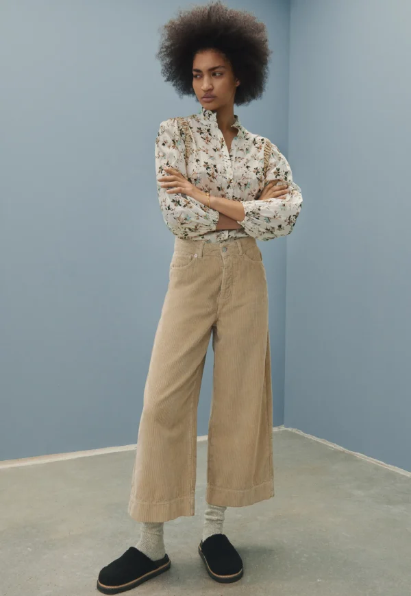 Women Wrap London Shirts & Tops*Printed High-Neck Blouse