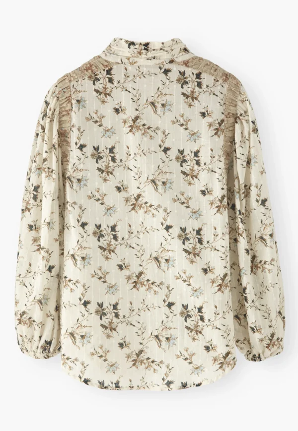 Women Wrap London Shirts & Tops*Printed High-Neck Blouse