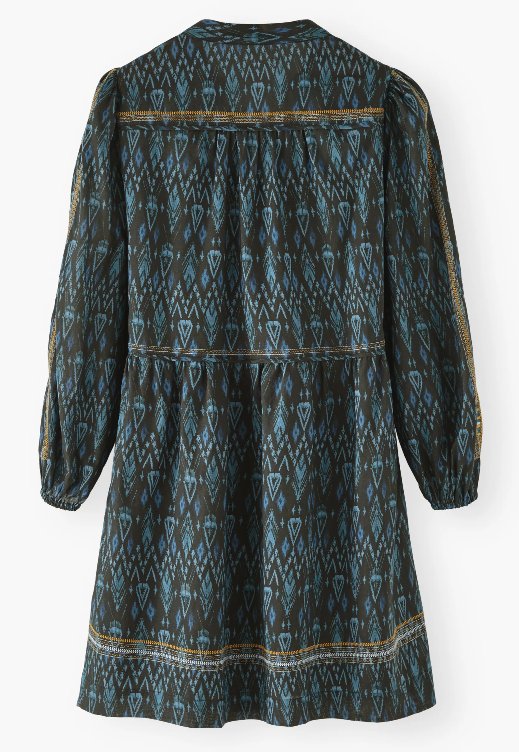printed_notchneck_dress_5.webp Women Wrap London Dresses & Skirts*Printed Notch-Neck Dress