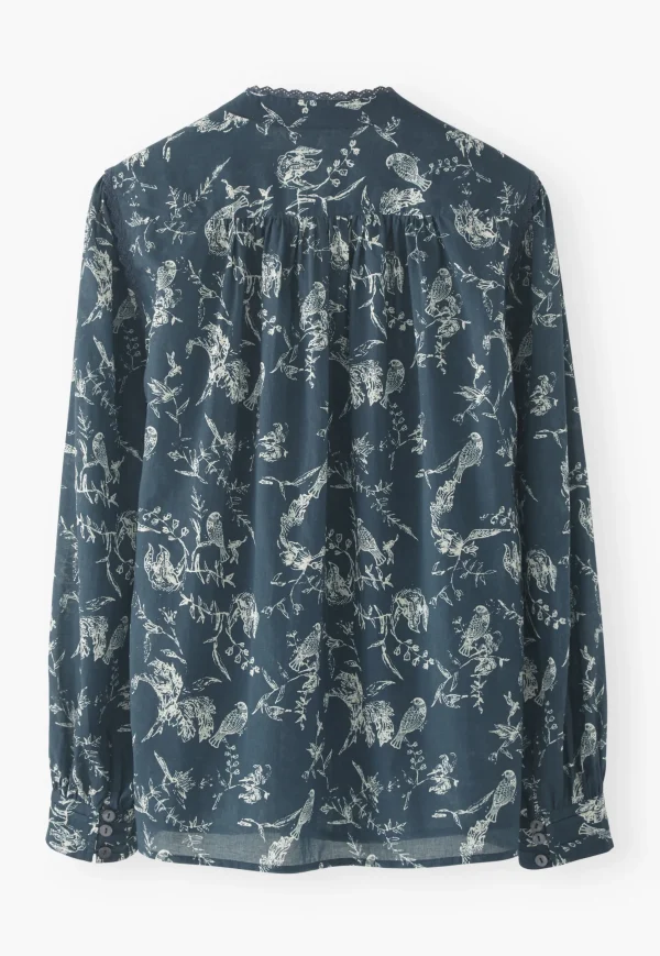 Women Wrap London Shirts & Tops*Printed Peasant Blouse
