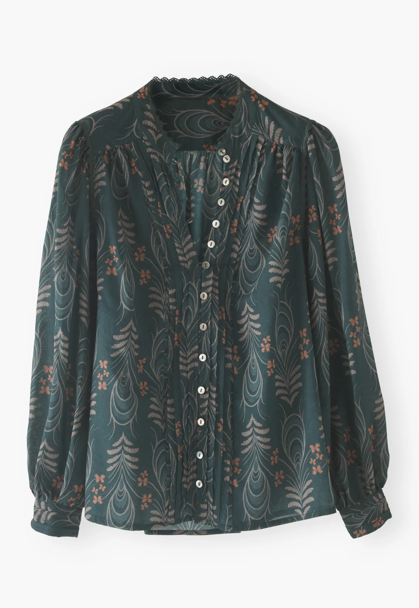 printed_pleat_detail_blou_4-1.webp Women Wrap London Shirts & Tops*Printed Pleat Detail Blouse