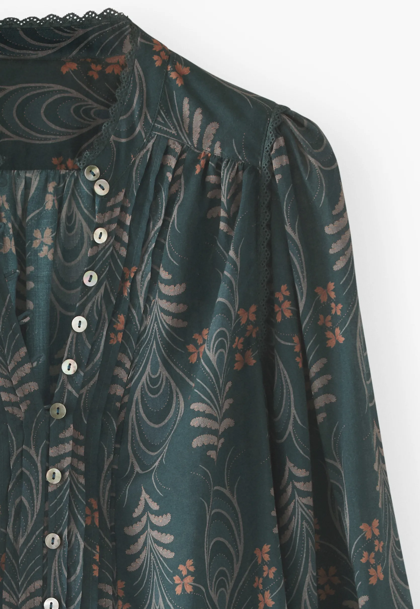 printed_pleat_detail_blou_6-1.webp Women Wrap London Shirts & Tops*Printed Pleat Detail Blouse