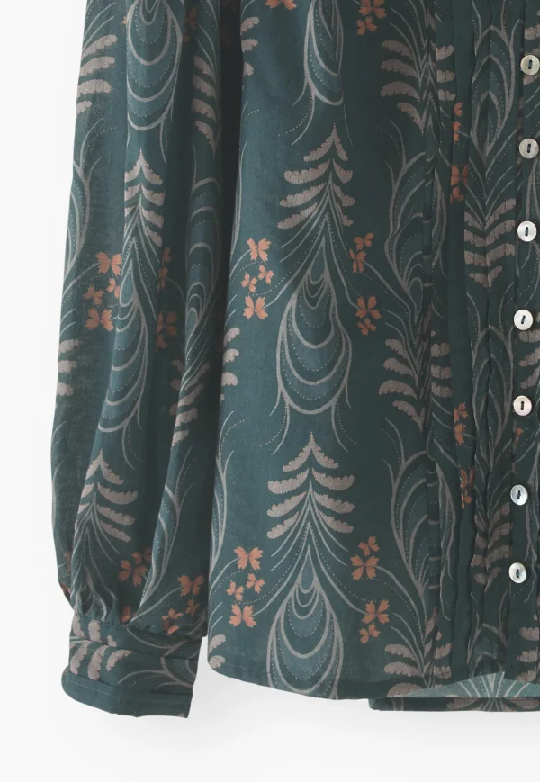 Women Wrap London Shirts & Tops*Printed Pleat Detail Blouse