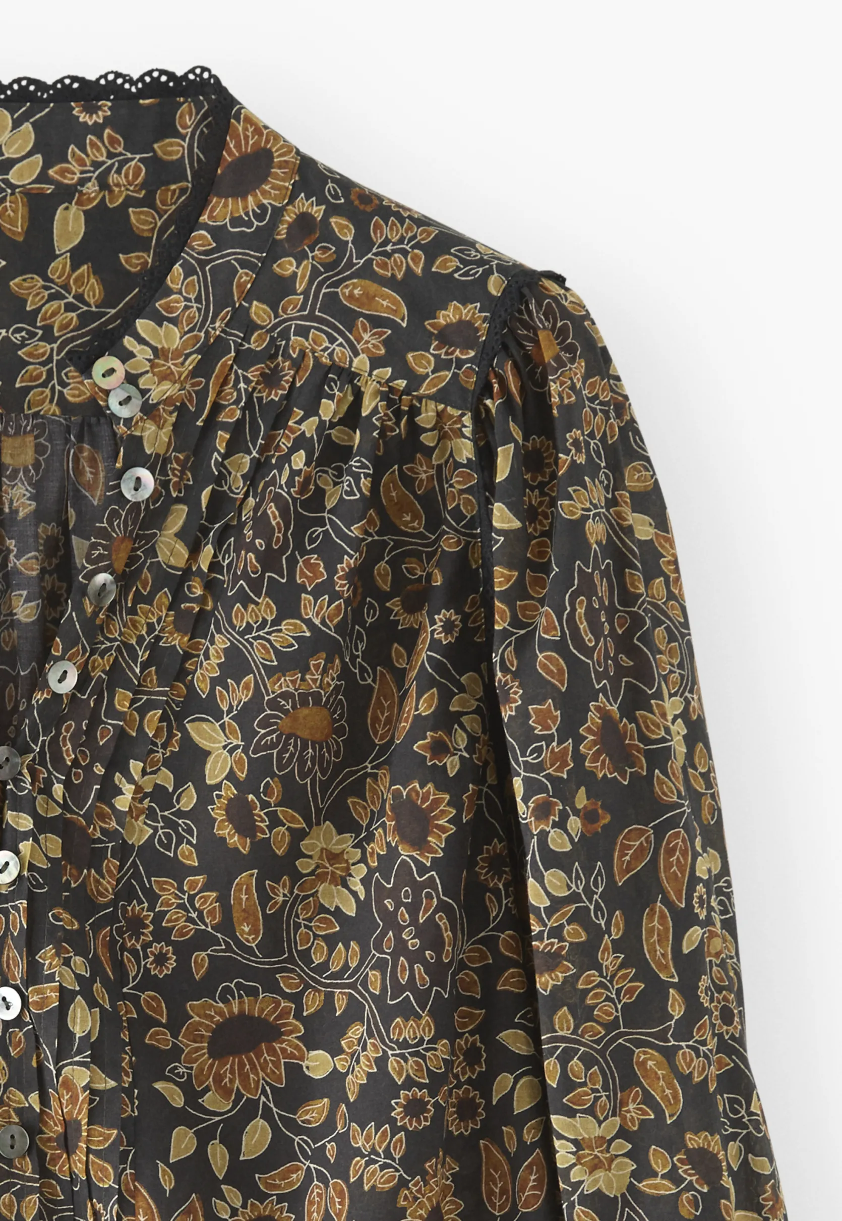 printed_pleatdetail_blous_6.webp Women Wrap London Shirts & Tops*Printed Pleat-Detail Blouse