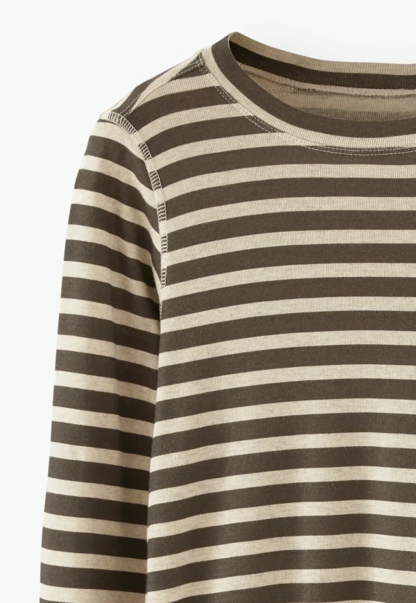 Women Wrap London Jersey Tops*Printed Striped Top