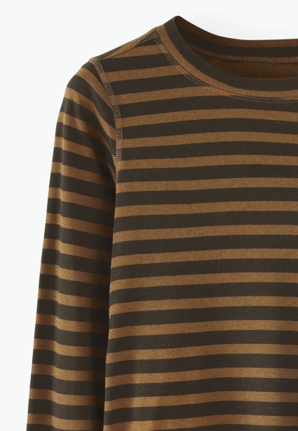 Women Wrap London Jersey Tops*Printed Striped Top