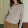 Women Wrap London Knitwear*Puff-Sleeve Sweater