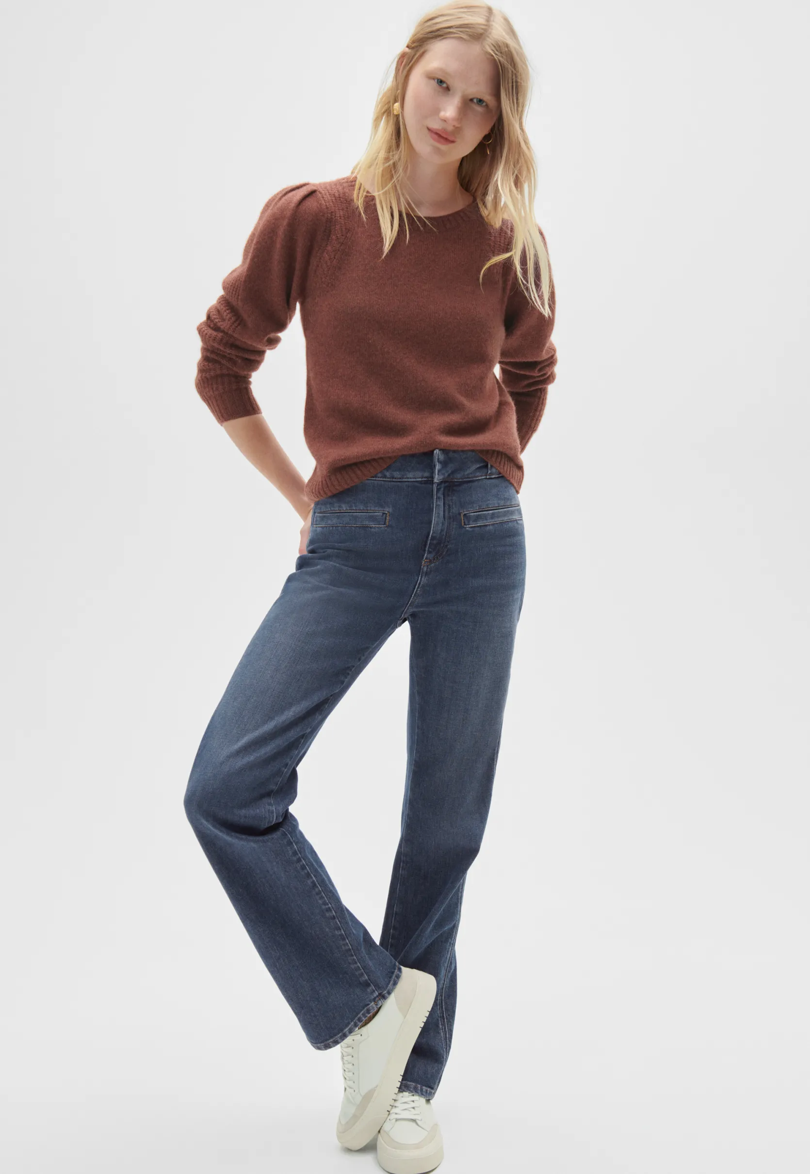 puffsleeve_sweater_2.webp Women Wrap London Knitwear*Puff-Sleeve Sweater