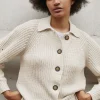 Women Wrap London Knitwear*Rib-Stitch Cardigan