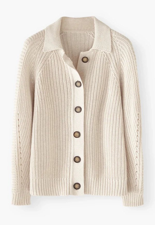 Women Wrap London Knitwear*Rib-Stitch Cardigan