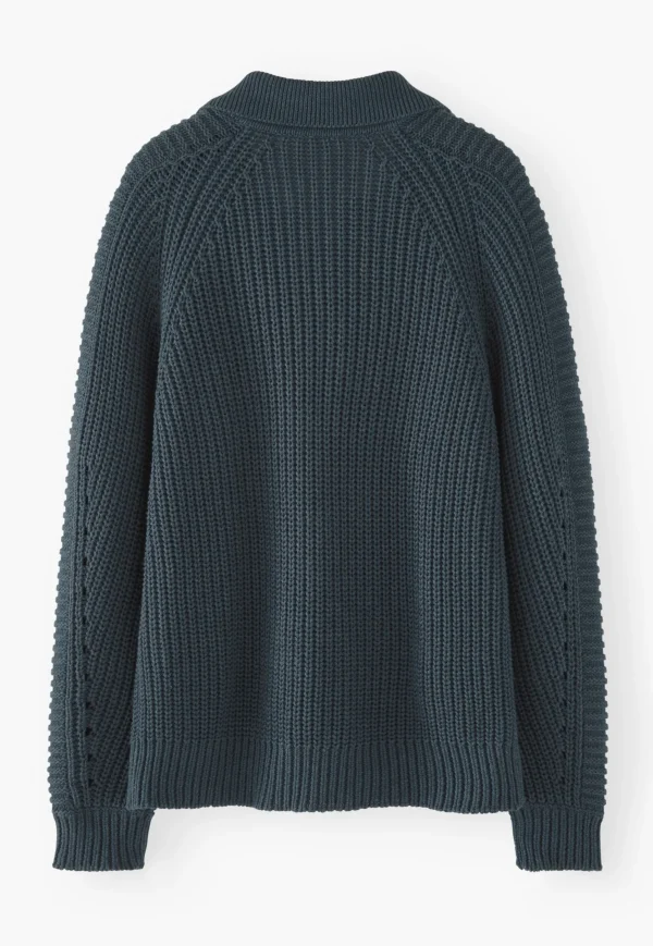 Women Wrap London Knitwear*Rib-Stitch Cardigan