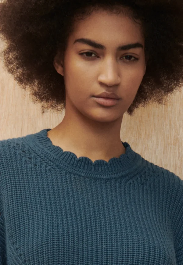Women Wrap London Knitwear*Rib-Stitch Sweater