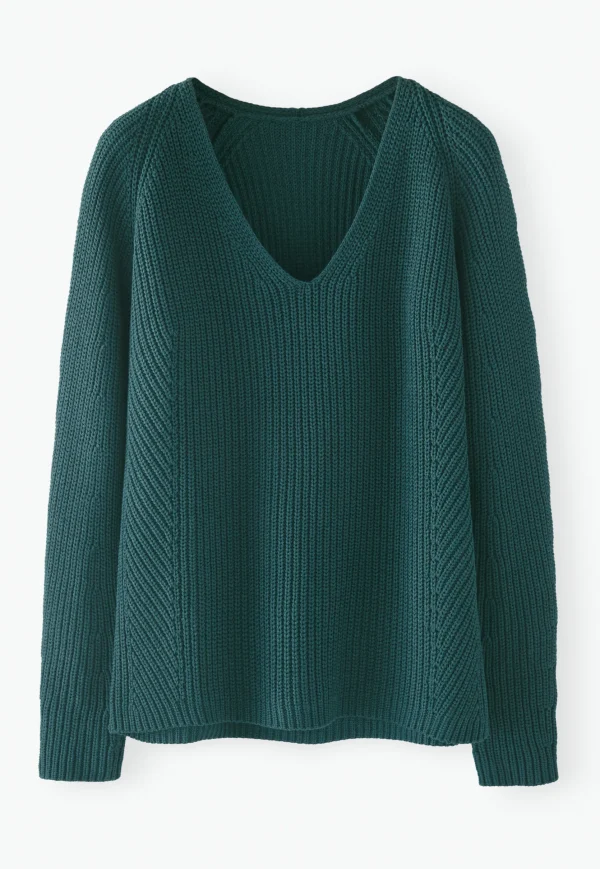 Women Wrap London Knitwear*Rib-Stitch Sweater