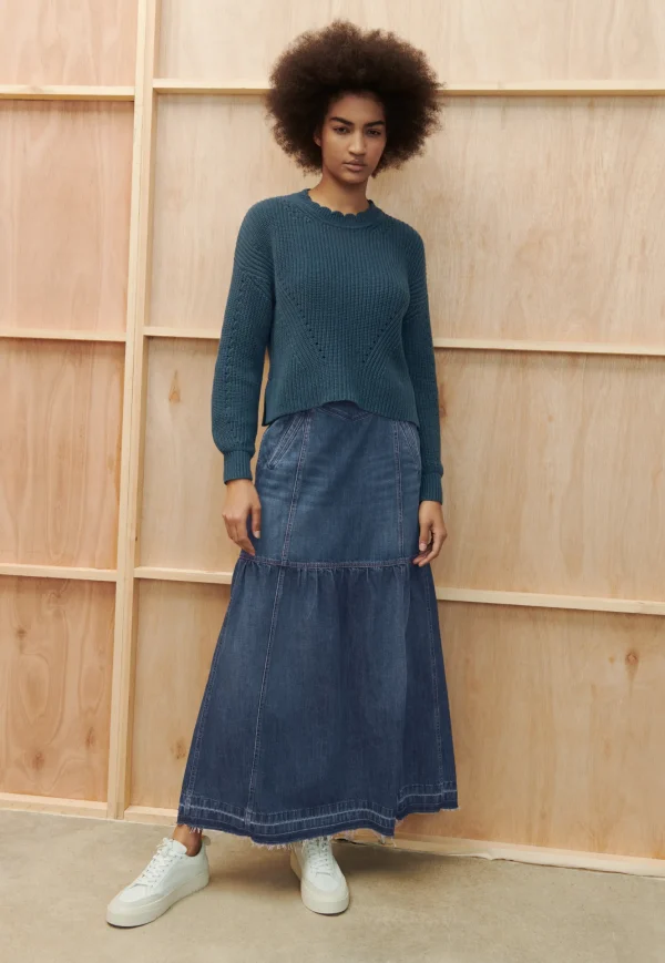 Women Wrap London Knitwear*Rib-Stitch Sweater