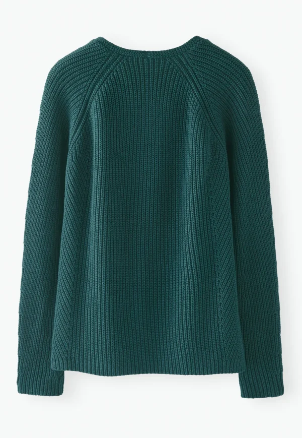 Women Wrap London Knitwear*Rib-Stitch Sweater