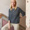 Women Wrap London Knitwear*Round-Neck Sweater