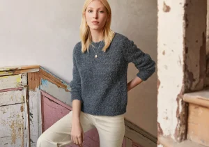 Women Wrap London Knitwear*Round-Neck Sweater