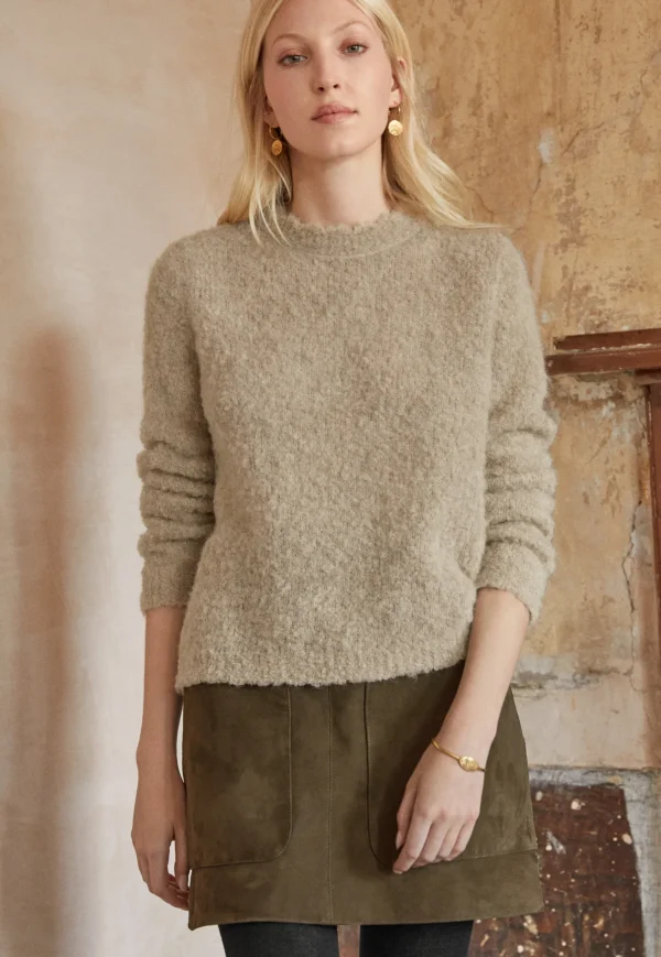 Women Wrap London Knitwear*Round-Neck Sweater