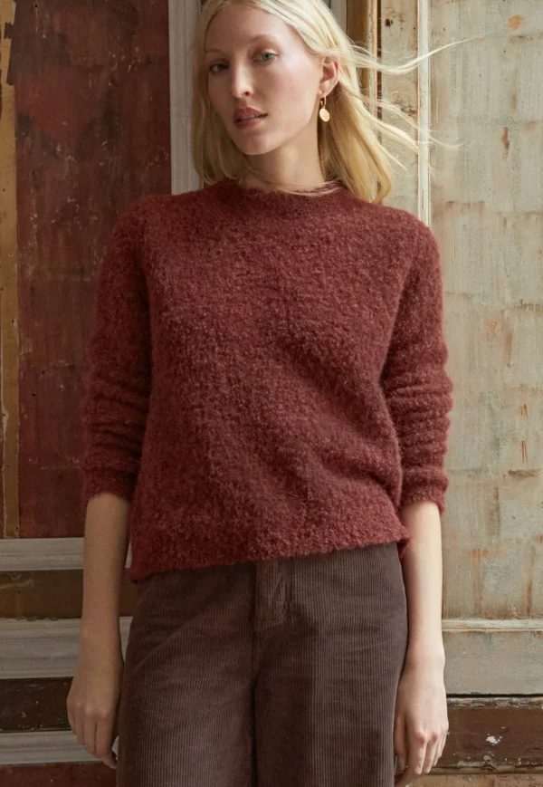 Women Wrap London Knitwear*Round-Neck Sweater