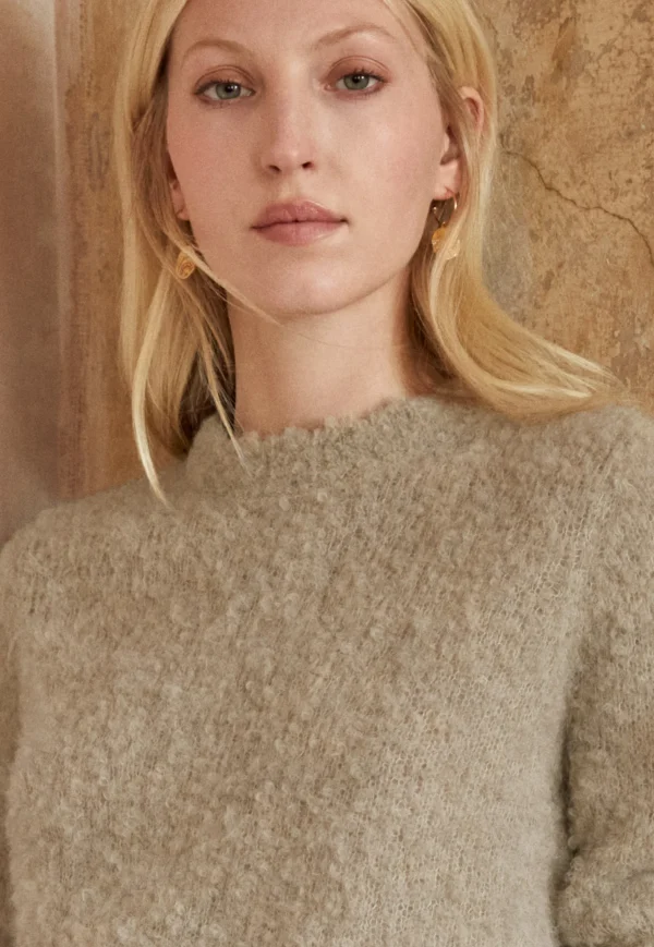Women Wrap London Knitwear*Round-Neck Sweater