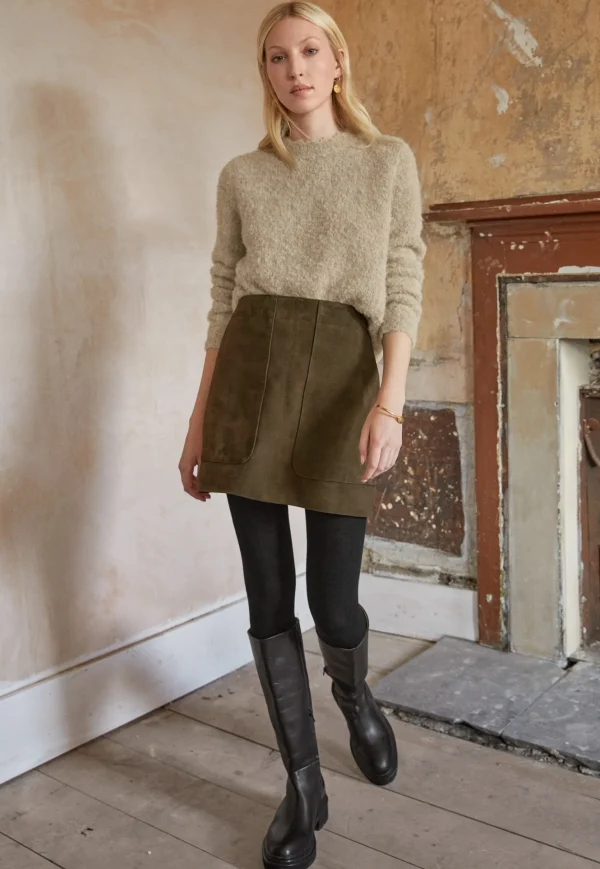 Women Wrap London Knitwear*Round-Neck Sweater