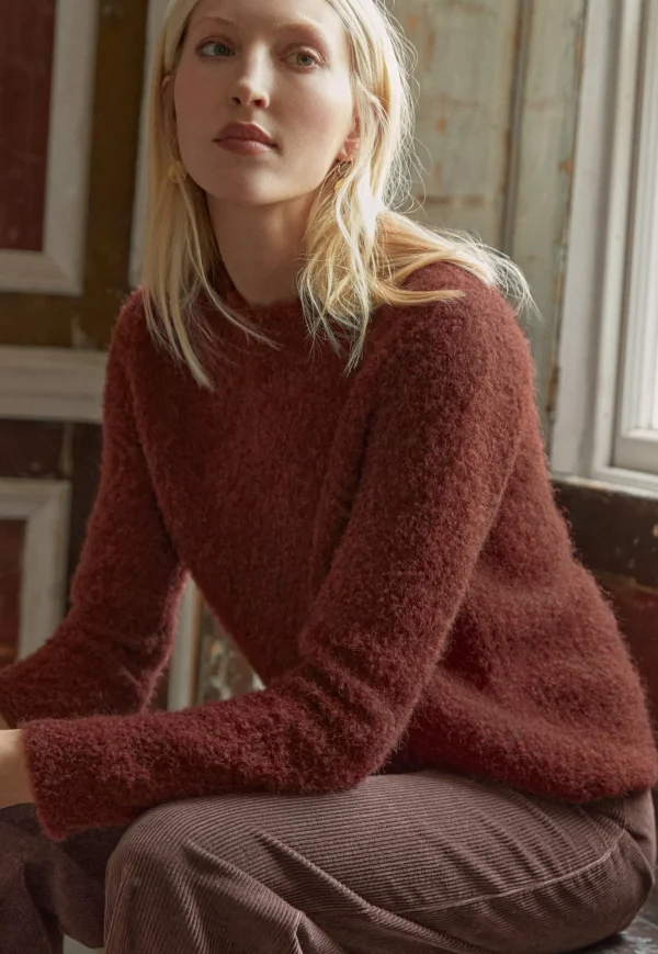 Women Wrap London Knitwear*Round-Neck Sweater
