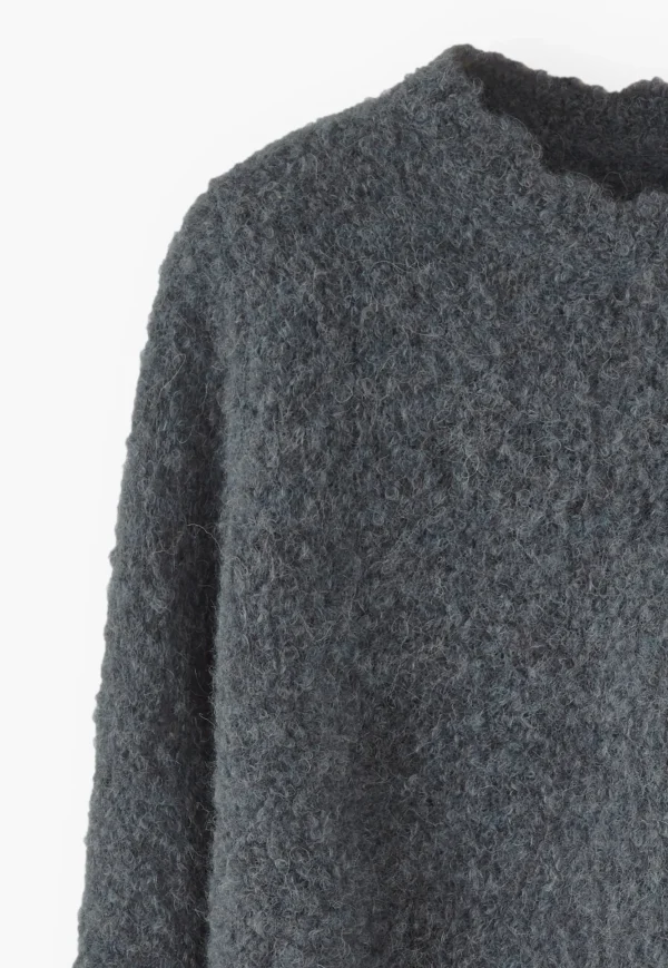 Women Wrap London Knitwear*Round-Neck Sweater