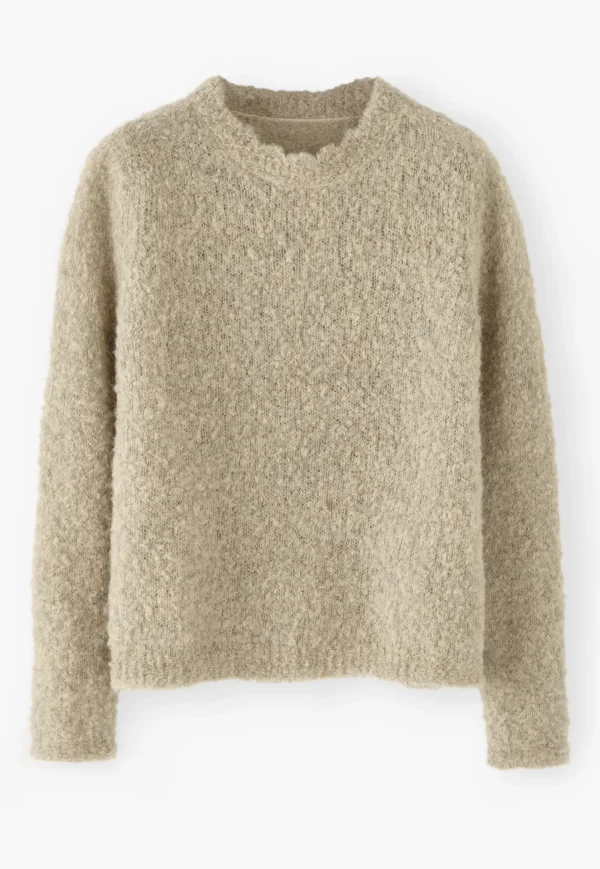 Women Wrap London Knitwear*Round-Neck Sweater