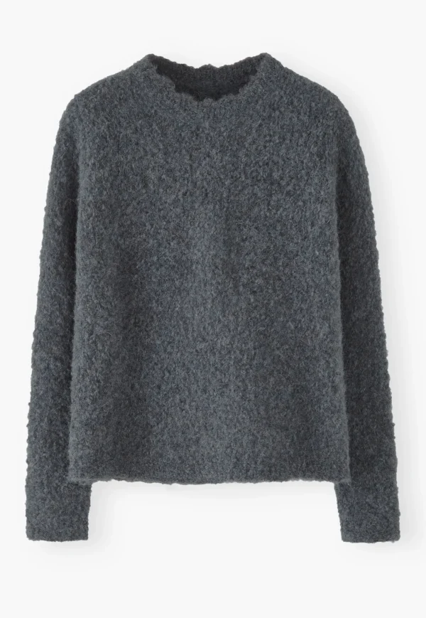 Women Wrap London Knitwear*Round-Neck Sweater