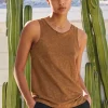 Women Wrap London Jersey Tops*Scallop-Edge Vest