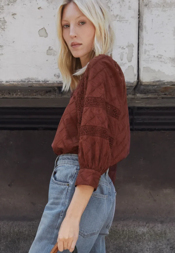 Women Wrap London Shirts & Tops*Schiffli Blouse