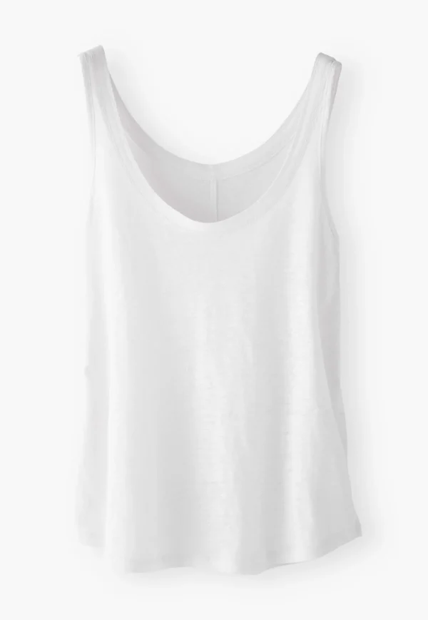 Women Wrap London Jersey Tops*Scoop-Neck Vest