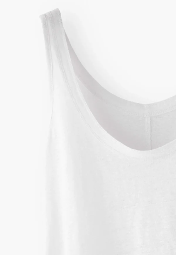 Women Wrap London Jersey Tops*Scoop-Neck Vest