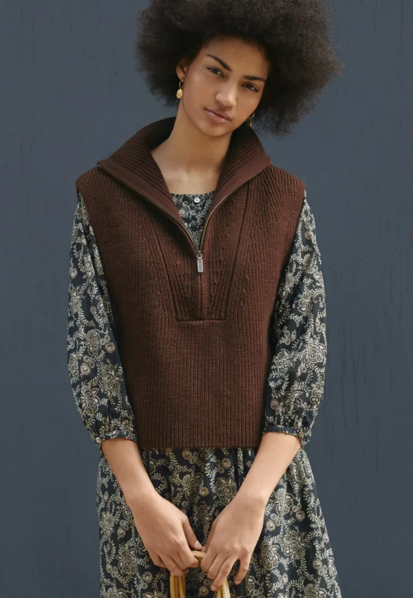 Women Wrap London Knitwear*Sleeveless Sweater