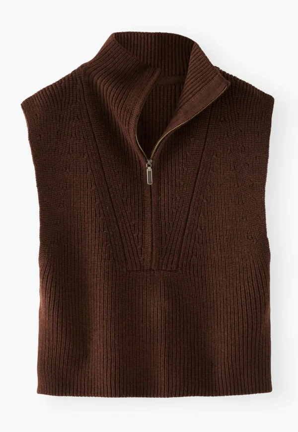 Women Wrap London Knitwear*Sleeveless Sweater