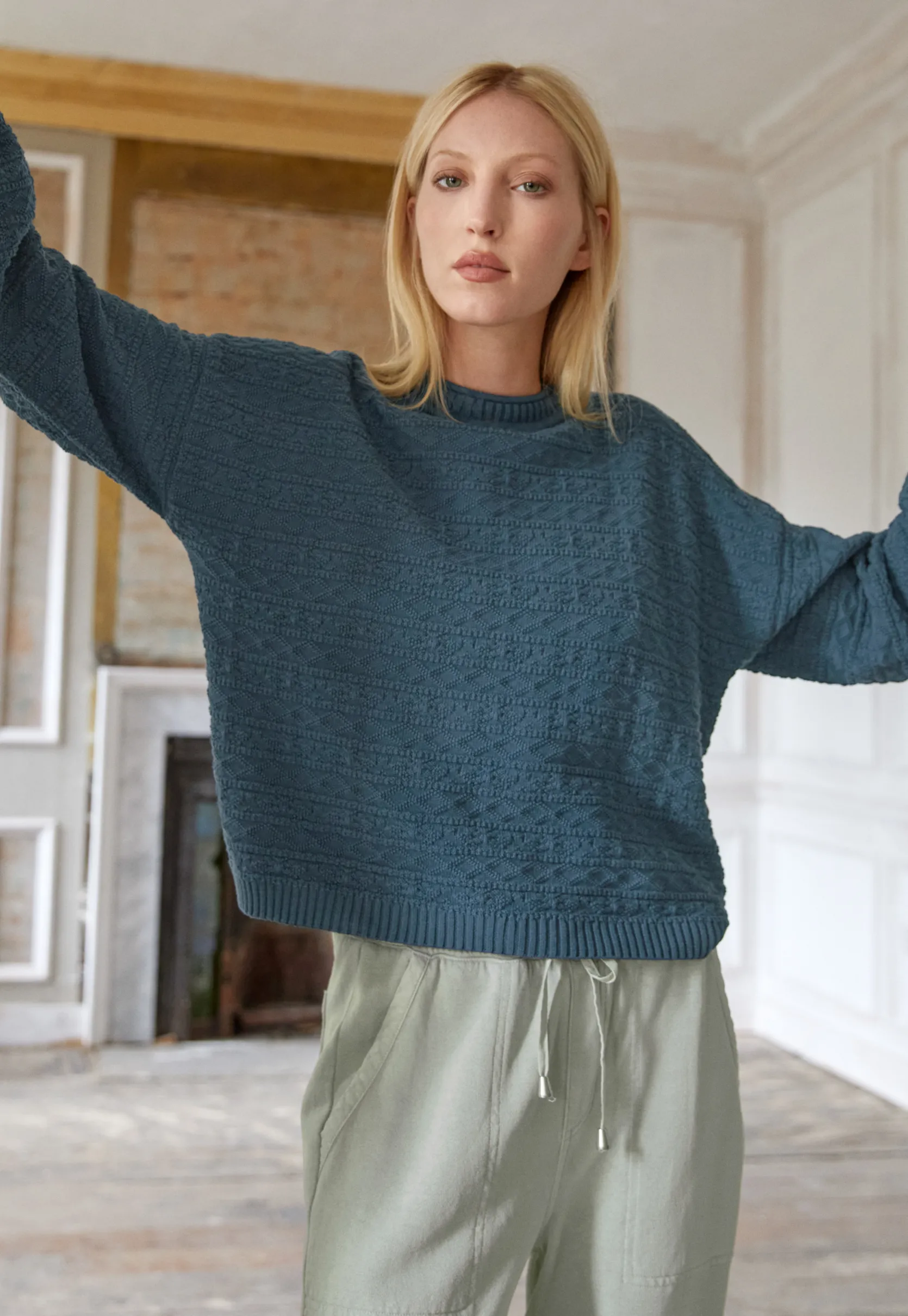 stitchdetail_sweater_0.webp Women Wrap London Knitwear*Stitch-Detail Sweater
