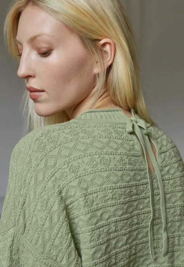 Women Wrap London Knitwear*Stitch-Detail Sweater