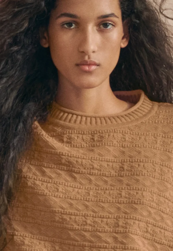 Women Wrap London Knitwear*Stitch-Detail Sweater