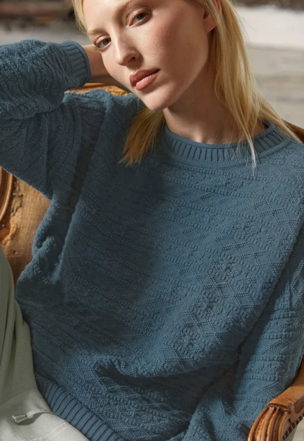 Women Wrap London Knitwear*Stitch-Detail Sweater