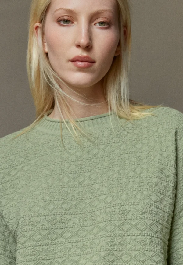 Women Wrap London Knitwear*Stitch-Detail Sweater