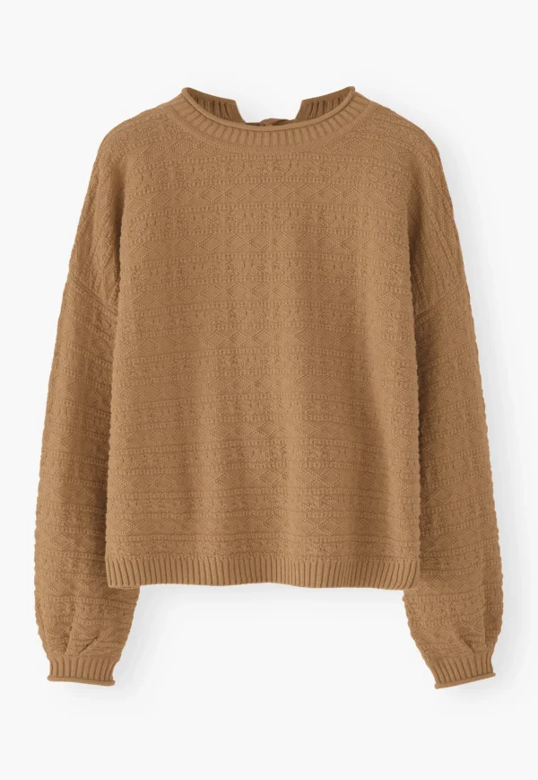 Women Wrap London Knitwear*Stitch-Detail Sweater